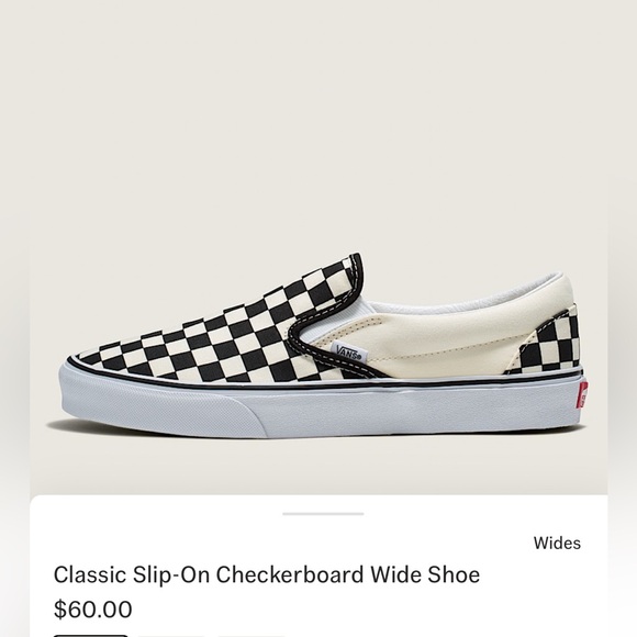 Vans Other - Vans Black and White Checkered Slip-On Sneakers size 4